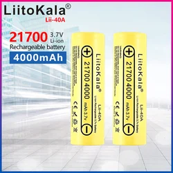 1-20 stücke liitokala Lii-40A 4000 3,7 mah wiederauf ladbare Batterie v 10c Entladung Hoch leistungs batterien Hoch leistungs batterien