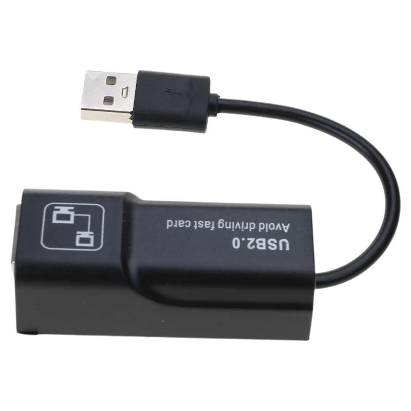 USB 2.0 to 10/100Mbps Ethernet Networking Adapter Dongle USB Networking Adapter USB 2.0 Fast Ethernet Adapter USB Converter