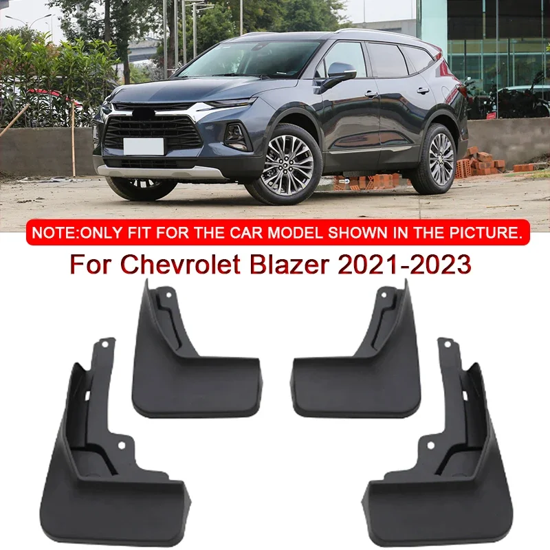 

Для Chevrolet Blazer 2021-2023 ABS Стайлинг автомобиля брызговики брызговики переднее и заднее крыло автоаксессуары