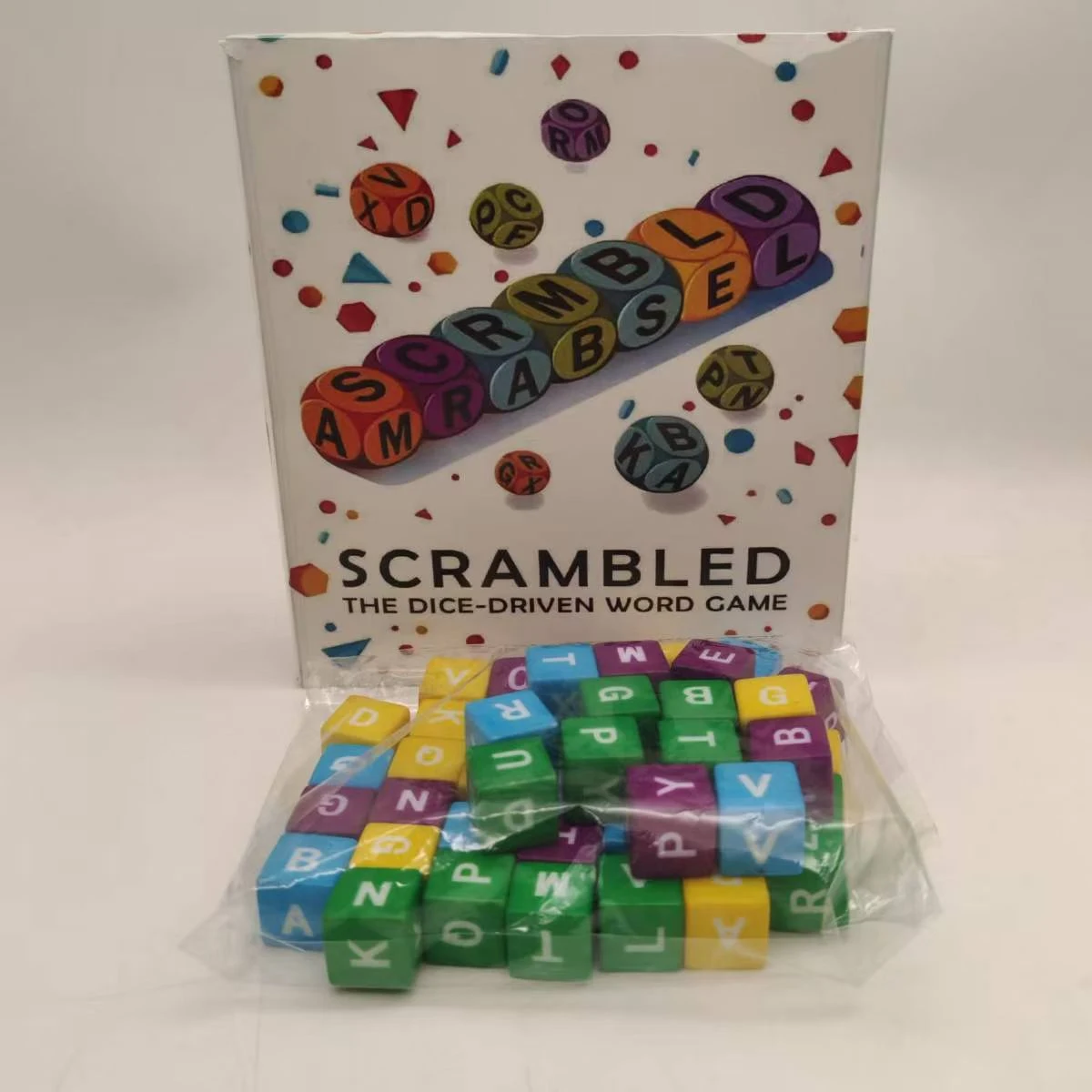 

60pcs DIY Happy Word Vocabulary Dice Game English Letter Dice Portable Game Cubes for Classroom Teaching Word Vocabulary