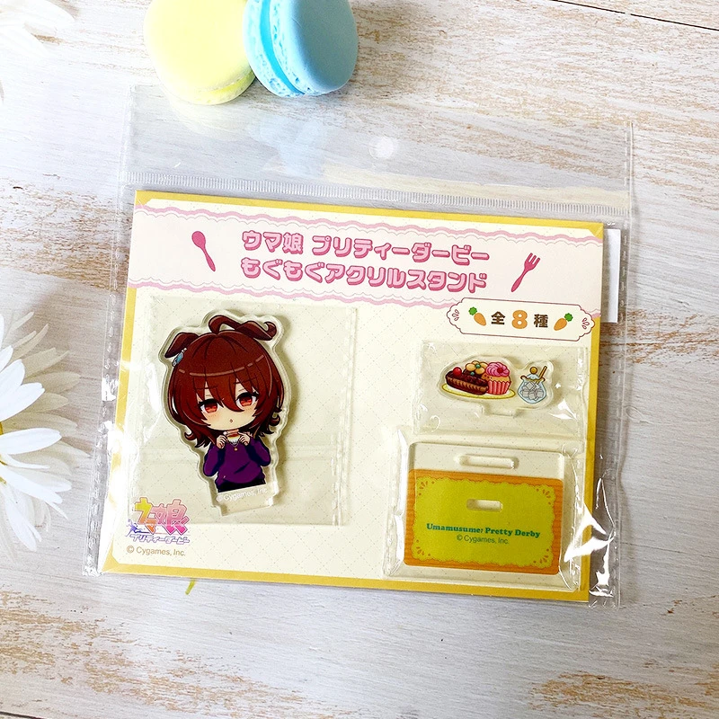 Game Pretty Derby Acrylic Mini Cute Stand Figure Stand Plate Cosplay Prop Decor Cartoons Present Boys Christmas Gifts