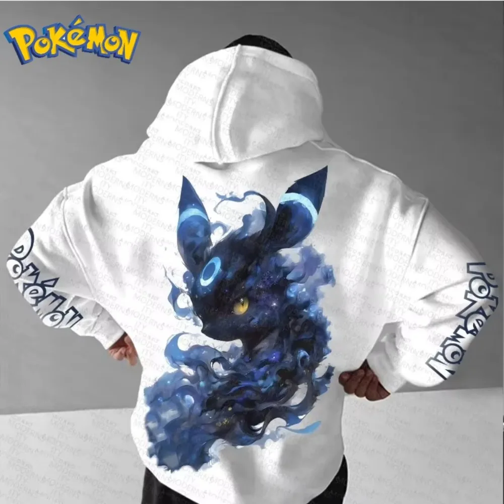 

Men's Pokémon Gengar Joint Autumn Winter Men Hoodie Loose Street Graffiti Animation Printing Casual Trendy Cool Hooded Sweater
