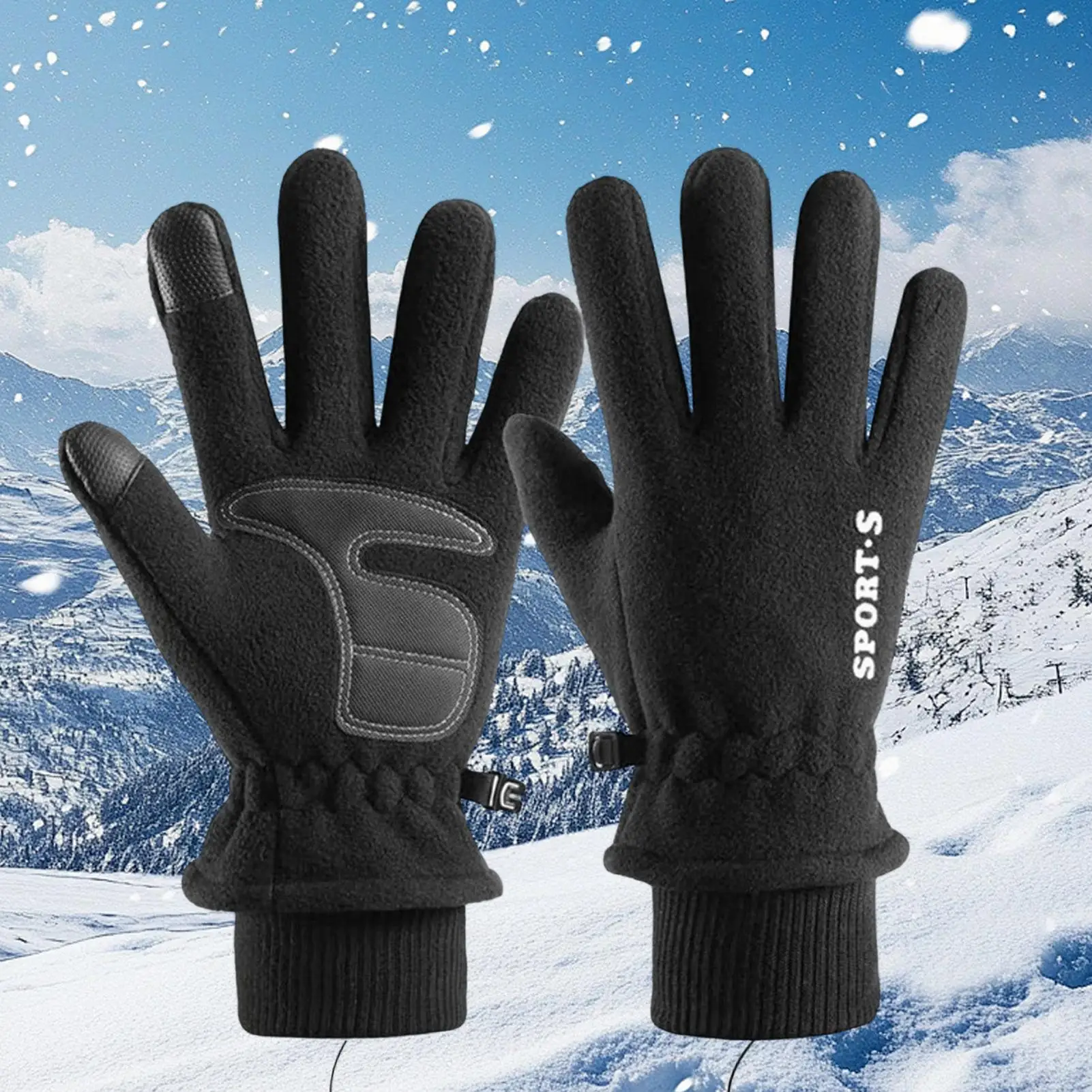 Heated Gloves For Women Rechargeable 3-Level Adjustable Winter Cold Weather Thermal Heating Gloves For Men Women Outdoor Sports