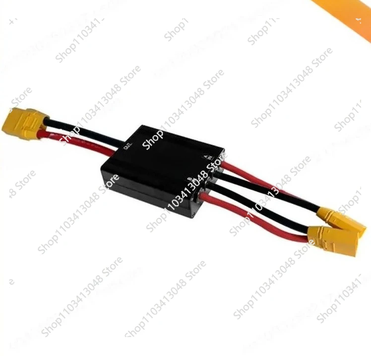 

X08A Electric Bicycle Dual Battery Discharge Converter, 20-72V 100A Simultaneous Connection Adapter
