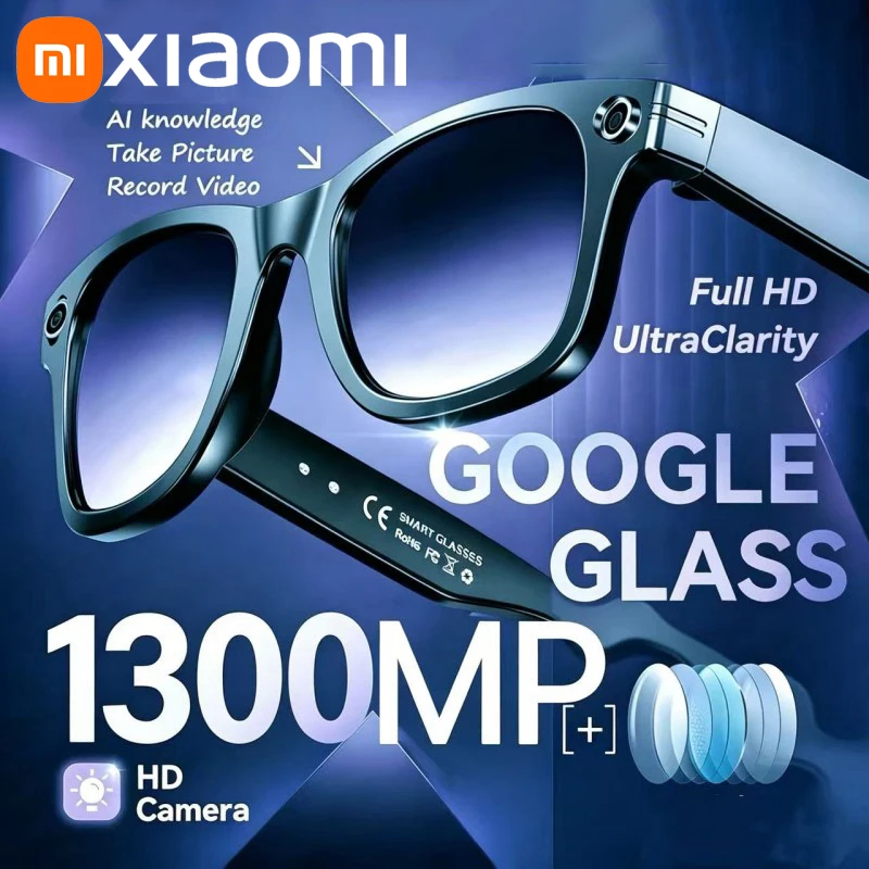 

Xiaomi Smart Car Glasses 8K Professional HD Video Record Camera ChatGPT Bluetooth Call Language Translation Music Sunglasses Men