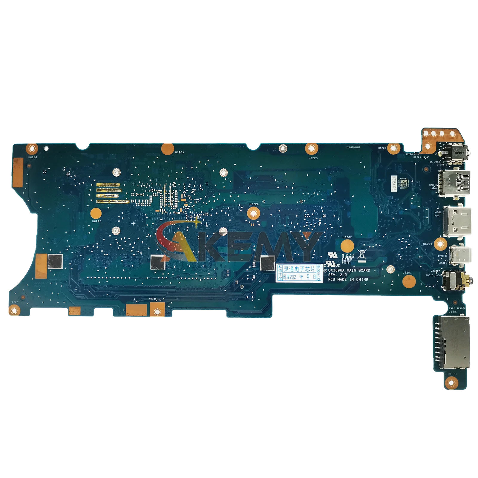 Ux360ua placa-mãe do portátil para asus zenbook ux360u q324ua ux360ua ux360uak notebook mainboard com i3 i5 i7 cpu testes ok navio rápido