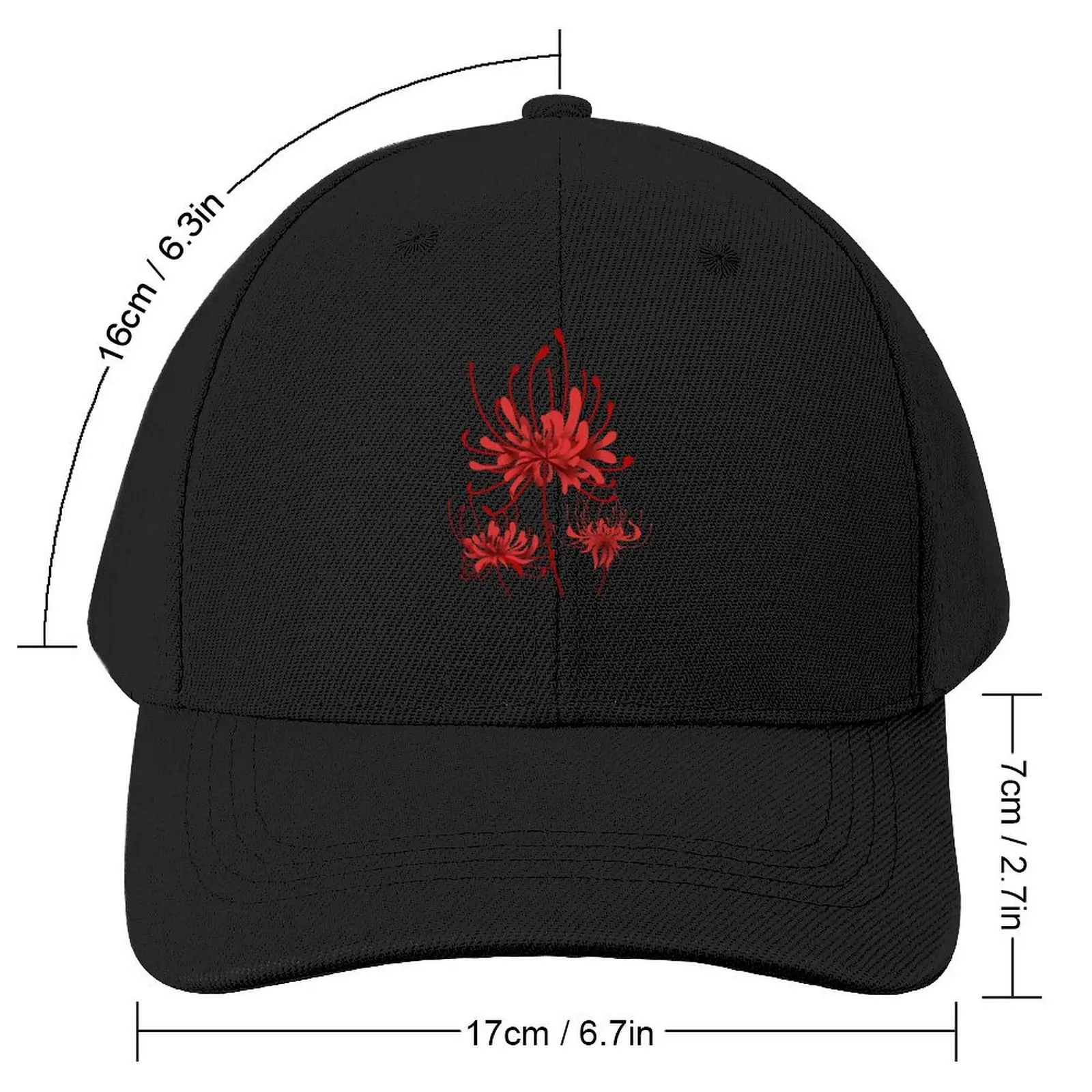 higanbana spider lili flower Baseball Cap Horse Hat Kids Hat Ladies Men's