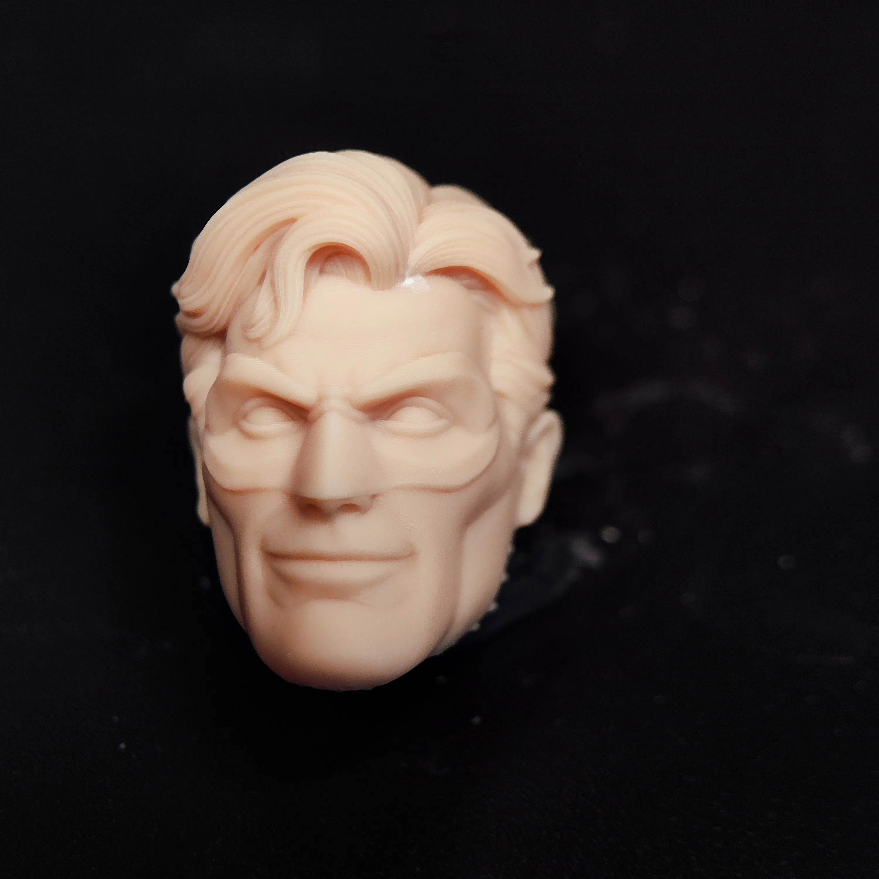 HL1553 DIY Customized 1/18 1/12 1/10 Scale Green Unpainted Head Sculpt for 3.75" 6" 7" Figure SHF ML Mafex Mez NECA Mcf