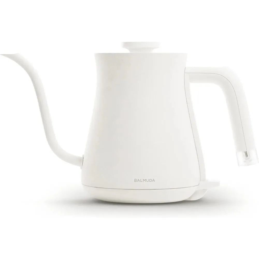 

BALMUDA The Kettle Electric Lightweight Gooseneck Kettle Stainless Steel 0.6L (20fl oz) Capacity Neon Light Indicator