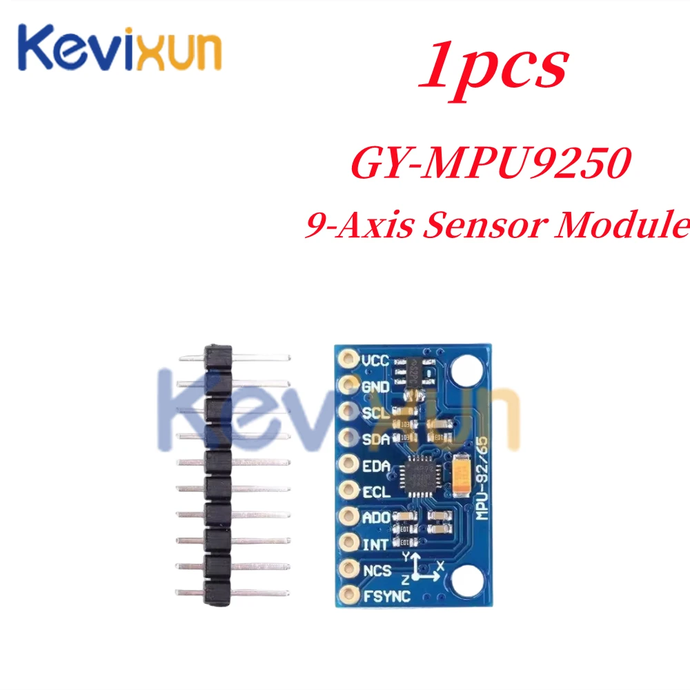 10PCS/1pc GY-9250 MPU 9250 MPU-9250 299DOF 9-Axis Attitude +Gyro+Accelerator+Magnetometer Sensor Module  SPI/IIC I2C Interface