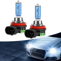 Faro de coche de 100W H7 H1 H4 bombilla halógena haz ultrabrillante HB3 HB4 H11 9005 9006 luz antiniebla de haz bajo/alto H8 H9 5202 reemplazo