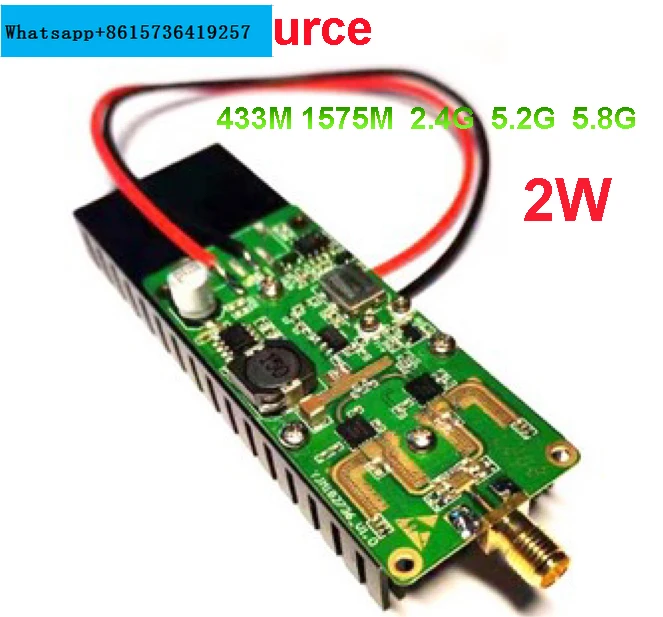 433M 1575M 2.4G 5.2G 5.8G  WiFi Swept Frequency Module Integrated RF Amplifier FOR Interference Drone Remote UAV Defense Module