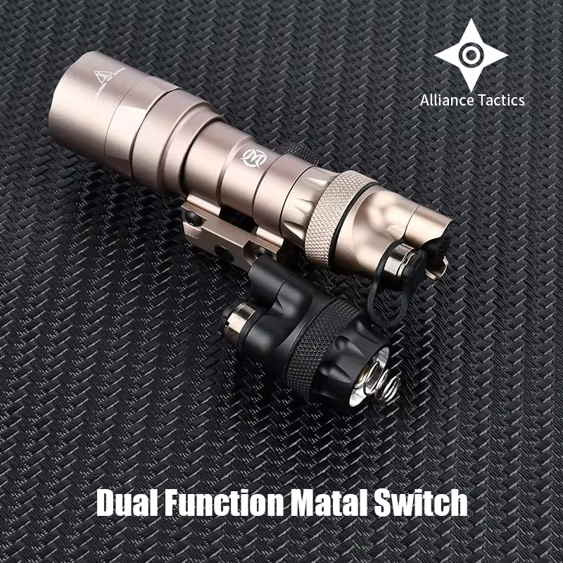 WADSN DS07 DS00 metal Tail Switch Surefir M300 M600 M340 M640 Tailcap Tactical Scout Light Accessories Remote Switch Assembly