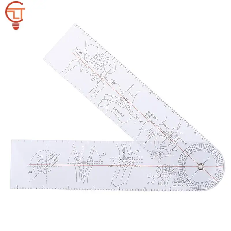 Plastic Goniometer Angle Ruler Rule Joint Orthopedics Tool Instruments Medical Spinal Angle Ruler Angle Finder Measuring Tool