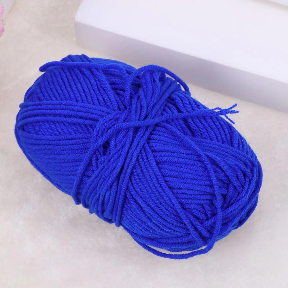 

50 Milk Cotton Yarn for Knitting Fluffy Aldult Crochet Accessories Baby Cream