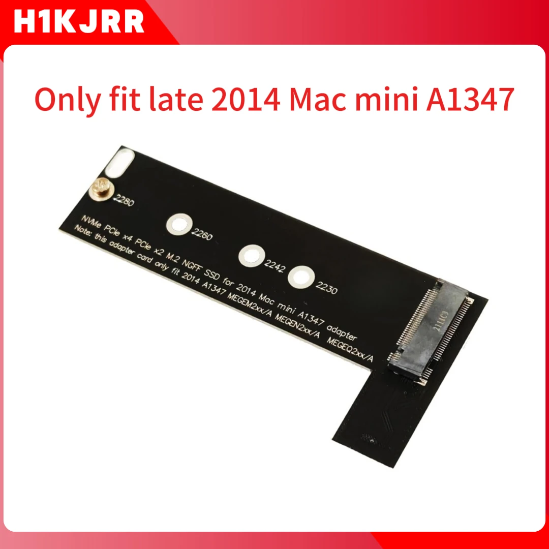 Конвертер карты адаптера M.2 NGFF NVMe SSD для Apple Mac mini Late 2014, модель A1347, комплект обновления PCIe SSD