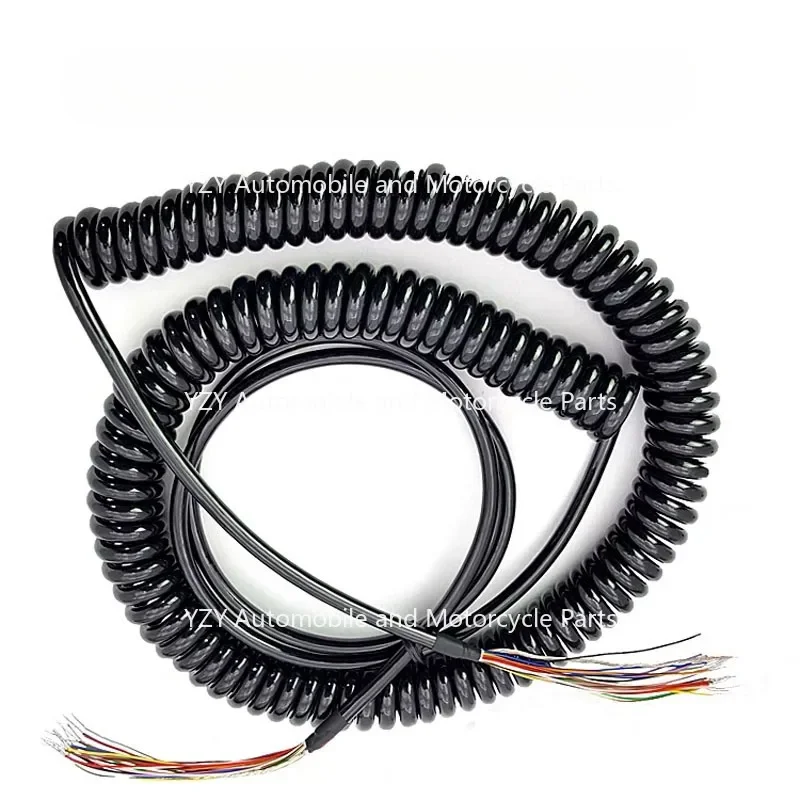 

Wholesale 25/26 Cores Spring Spiral Cable Coiled Cable for CNC Handheld Encoder Manual Pulse Generator MPG