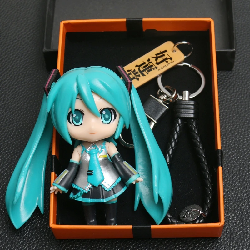 Portachiavi creativo Hatsune Miku: simpatico ciondolo per zaino e accessorio per materiale scolastico (regalo ufficiale)