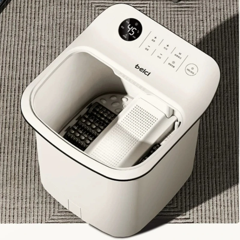 Intelligent Memory Automatic Electric Footbath Machine Constant Temperature Heated Foot Bath,Shiatsu Roller Feet Massage Machine
