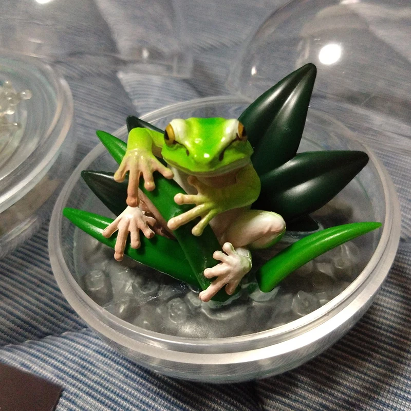 

Миниатюрный набор биотопов серии Qualia Frog Gashapon — официальная японская коллекция игрушечных фигурок дерева лягушки и жабы
