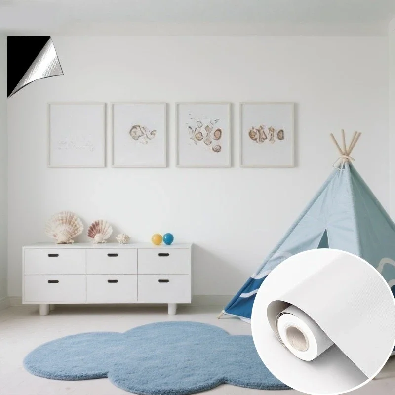 Macaron Color Self-Adhesive Wallpaper Soft Low for Bedroom Walls Tables Cabinets Furniture Easy to Clean and Install