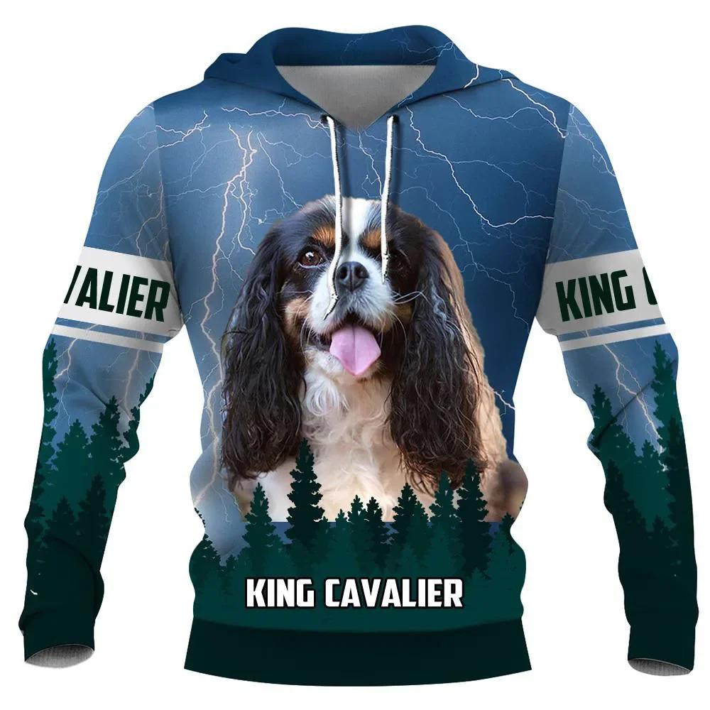 

HX King Cavalier Hoodies Long Sleeve Pocket Sweatshirts Men For Women Casual Streetwear Harajuku Hoodie Dropshipping