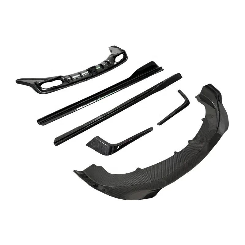 

For Bentley Continental GT 2015-2017 ST Style Carbon Fiber Front Lip Side Skirt Rear Diffuser Body Kit