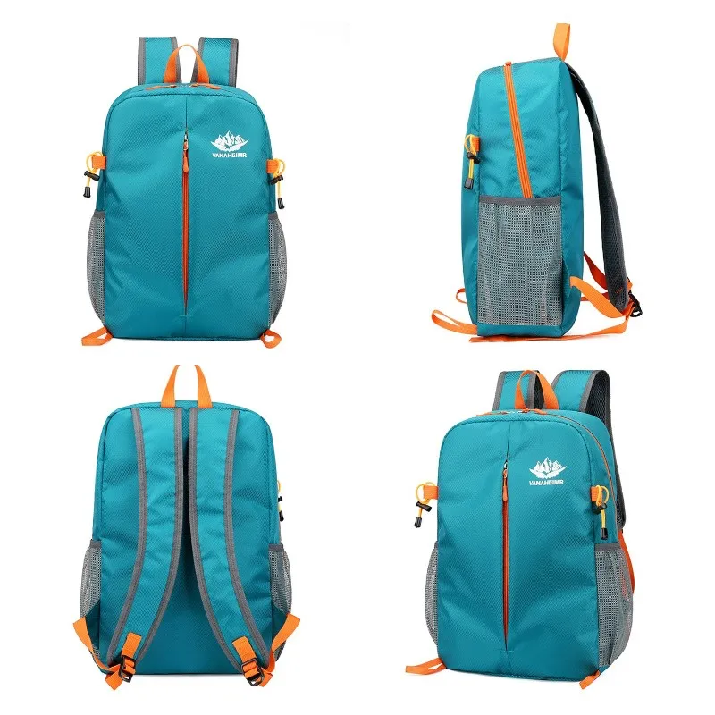 Mochila impermeável pequena ultraleve, bolsa de viagem ao ar livre dobrável para homens, escalada sacos de grife unisex caminhadas mini mochilas