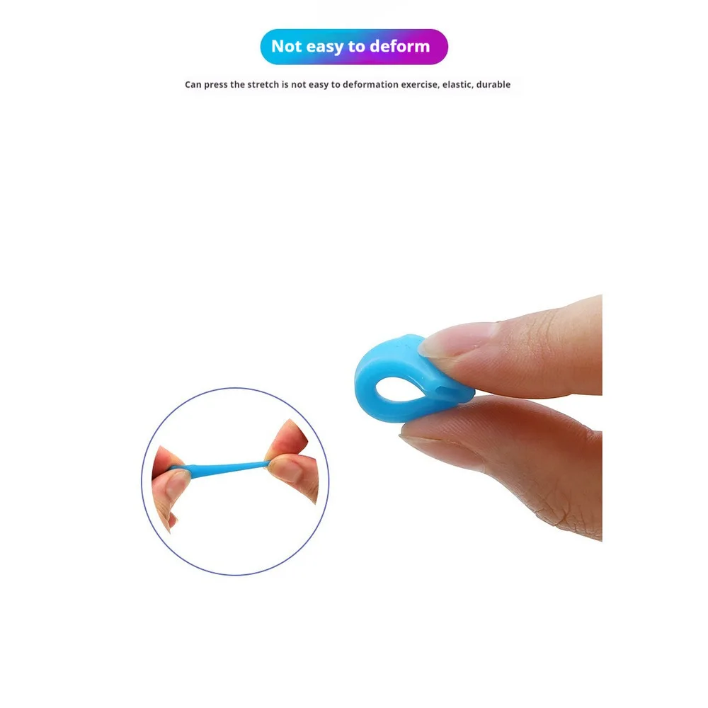 2025 anti drop ear hook buckle support Glasses silicone anti slip ear tips colorful macaron colored silicone ear tips view 5