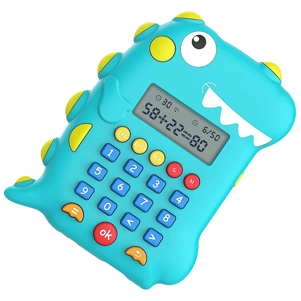 

Dinosaur Calculator Kids Early Education Toy Basic Math Game Machine Cartoon Lovely Mini Tools for