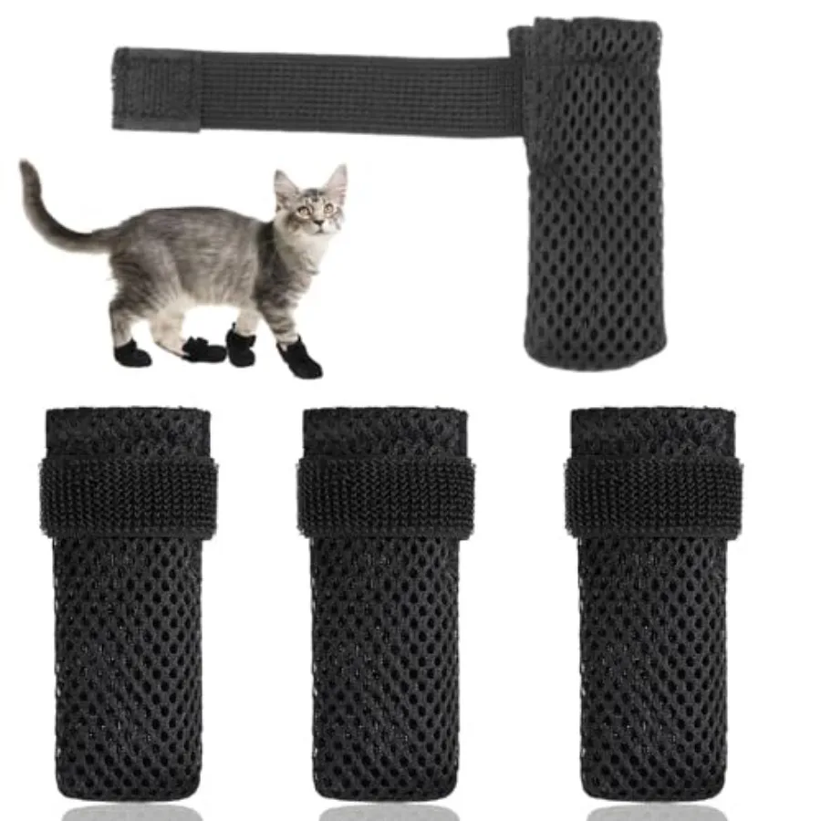 Cat claw protectors for various pet sizes