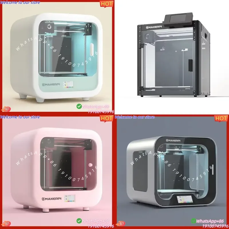 2026CE Makerpi K5 Plus 3D Printer TMC2208 Motor Drive No Noise WIFI Engraving Guided Leveling Aluminum Hot Bed