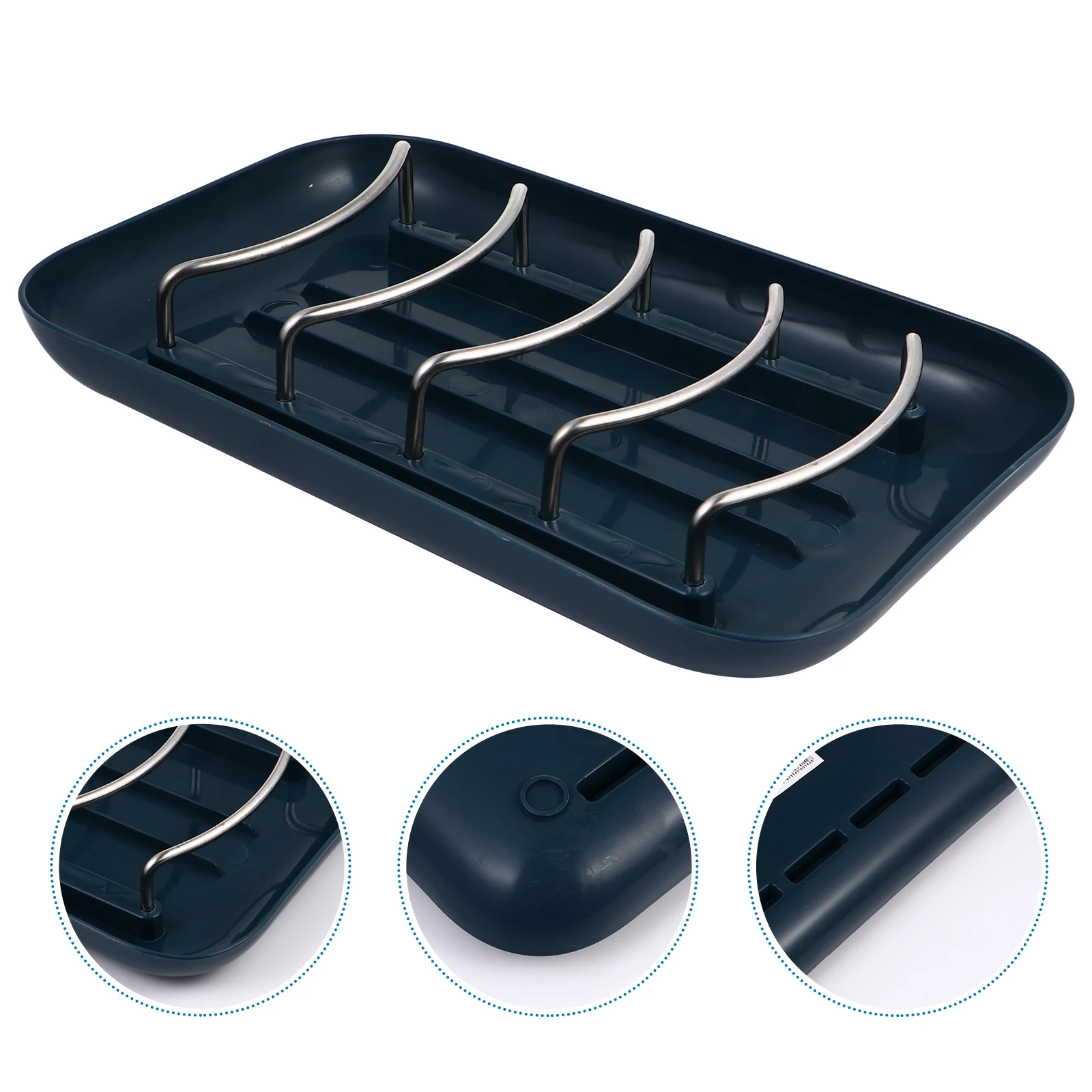 

Dish Drying Collapsible Drying Rack Counter Storage Bowl Rack Water Drainage Organizer Home Cafe Restaurant