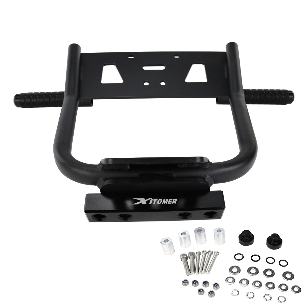 Subcage voor HONDA GROM 125 2022 2023 2024 2025 motorfiets met stunt subcage en skrap bars, achtervoetsteunen en 12 uur-stand.