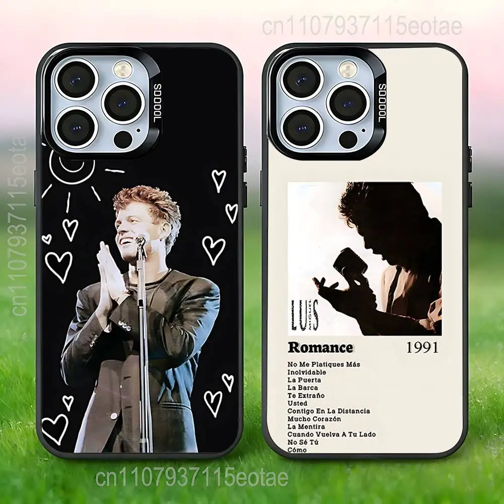 

Luis M-Miguel 20 ANos Romance Phone Case For iPhone 17,16,15,14,13,12,11,Pro,Max,Plus,E,Air,Mini Anti Fall Black Bumper