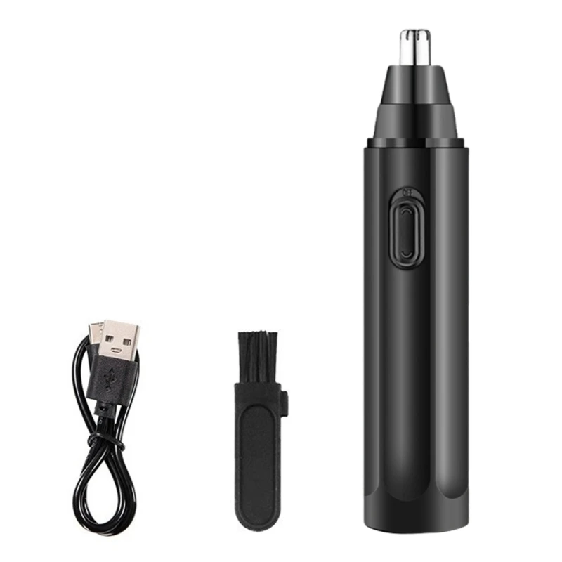 ماكينة تشذيب شعر الأنف الكهربائية البلاستيكية أداة إزالة الشعر اللطيفة السريعة لشعر الأنف