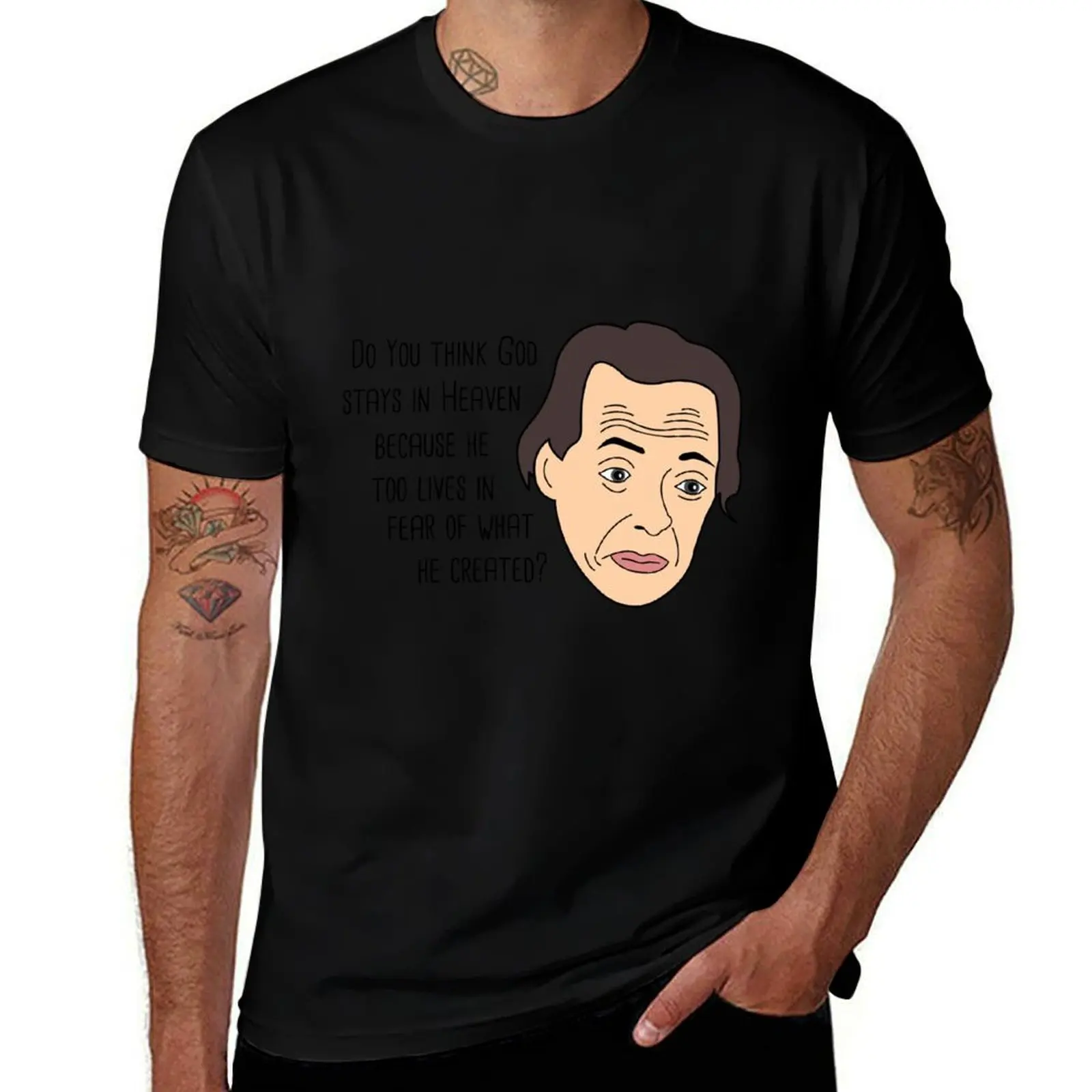 

Steve Buscemi God T-Shirt Big Size Short Sleeve Casual Top