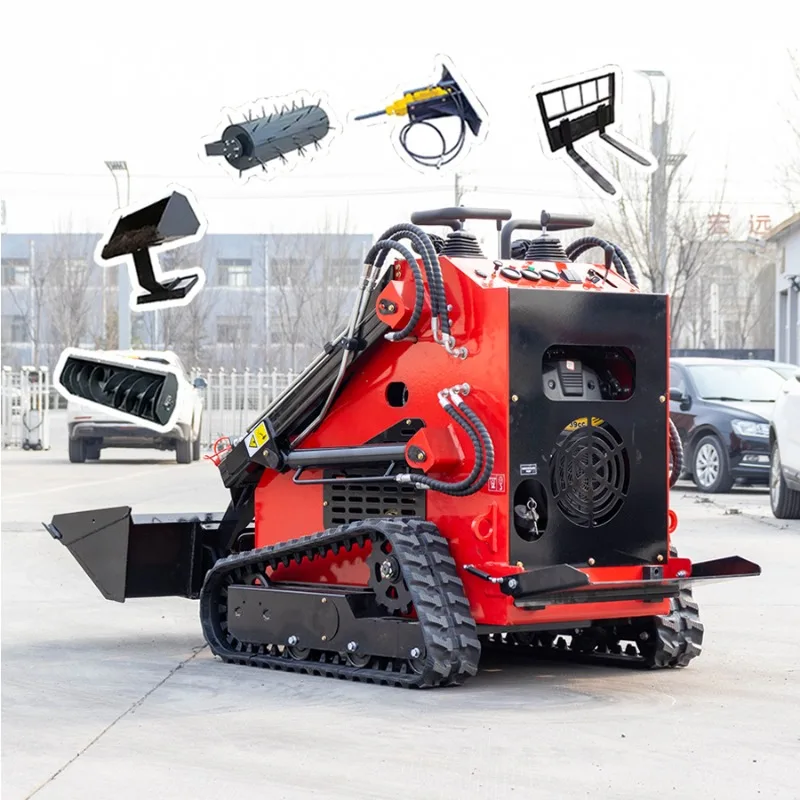 

Skid Steer Loader Mini Skid Steer CE/EPA China Wholesale Skid Steer Mini Loader with Bucket for Sale