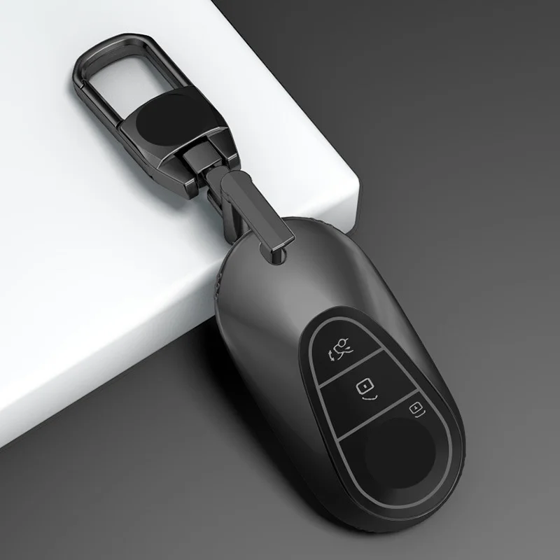 TPU For Mercedes Benz C E S Class GLC W206 W223 W214 E300 C260 C300 S450 S500 S400 Remote Car Key Case Cover Fob Holder Keychain