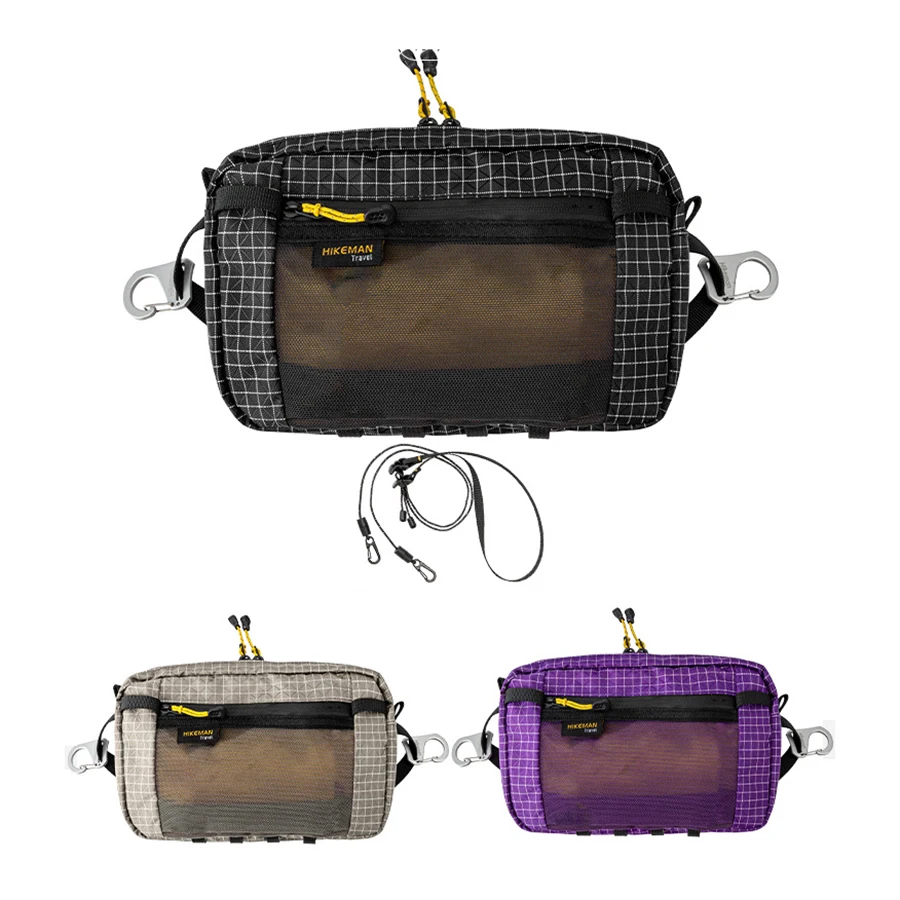 

70g 1.1L Waterproof UHMWPE Waist Fanny Pack Hip Bag For Cycling Running Hiking Camping Lightweight Outdoor Sports Accessory Bag