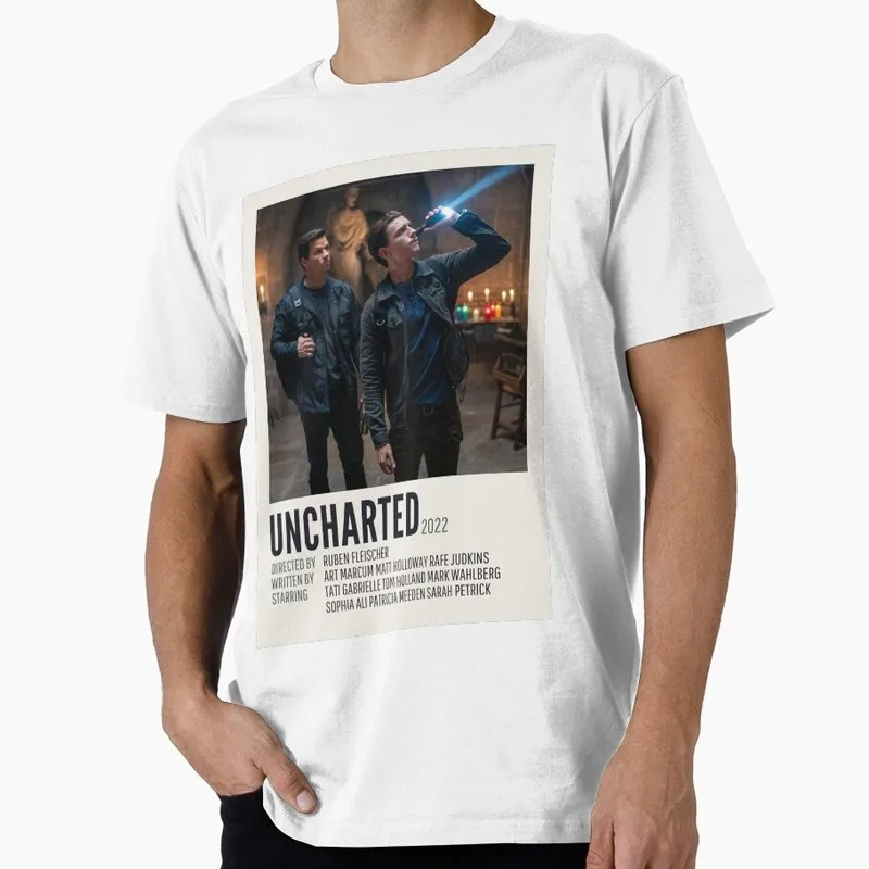 Adventure Tours Uncharted Gift For Fans Gamer T Shirt 0804 Short Sleeve Video game Graphic Clothes All Size Tops S-6XL