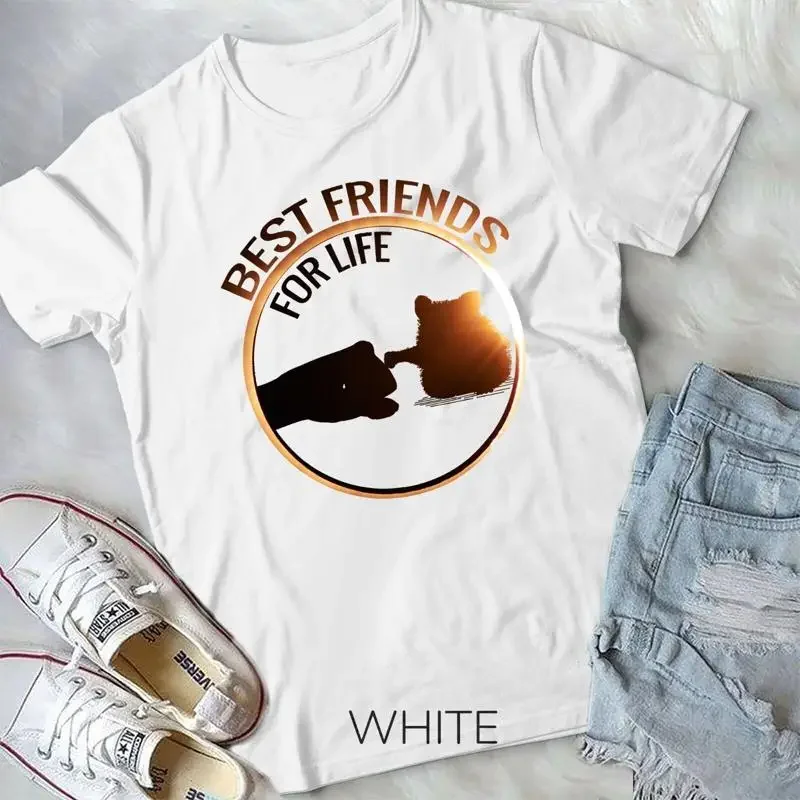 Cute Hamster Best Friends For Life Gift Unisex T shirt