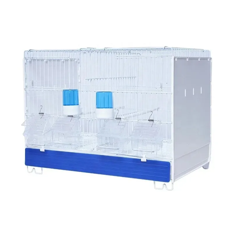 Wholesale Stackable Bird Cages Breeding Birds Cage Small Birds Cage Breeding Birdcage With Slide-out Tray