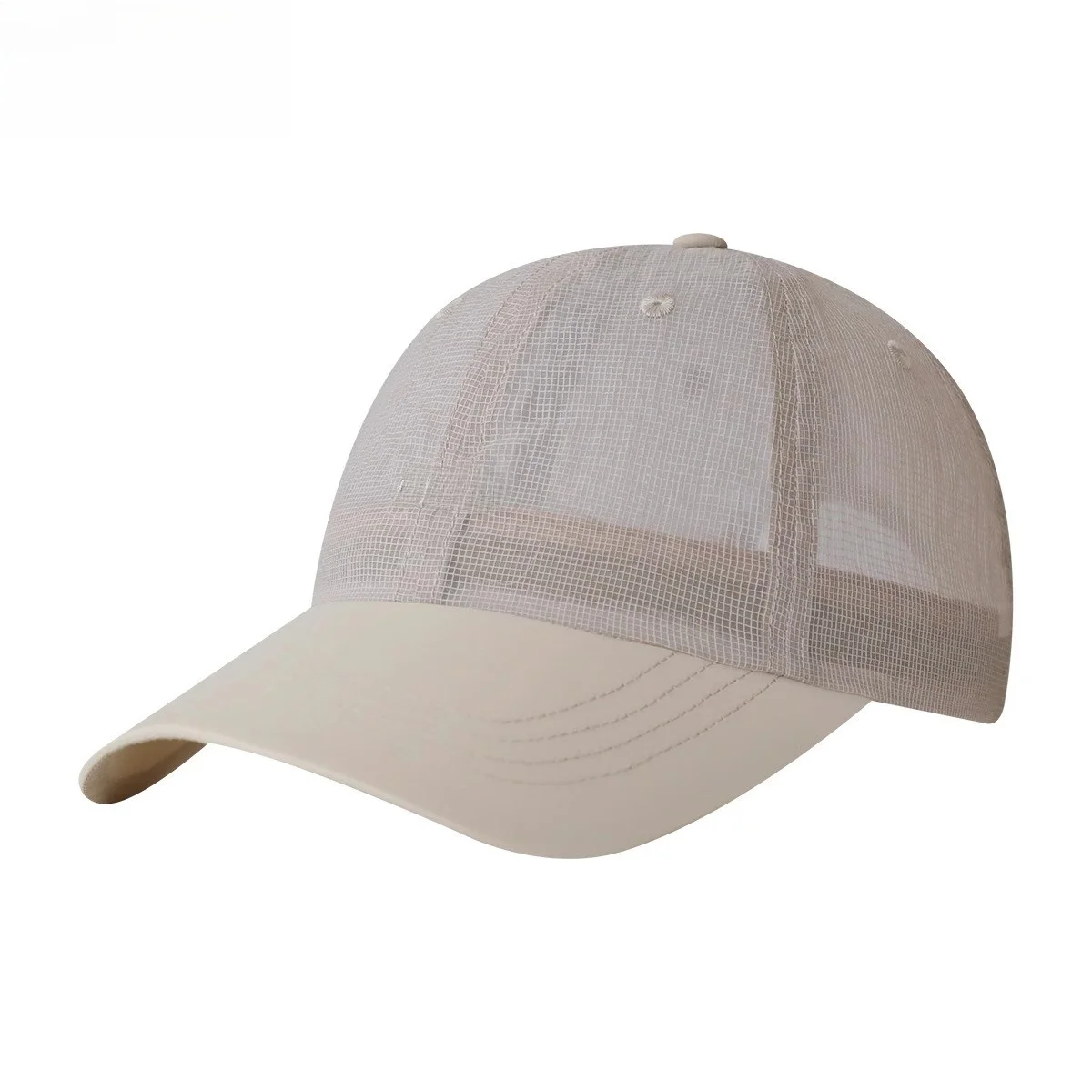 lightweight-breathable-mesh-baseball-cap-unisex-outdoor-sports-riding-sun-protection-hat-summer-casual-round-top-large-brim-cap