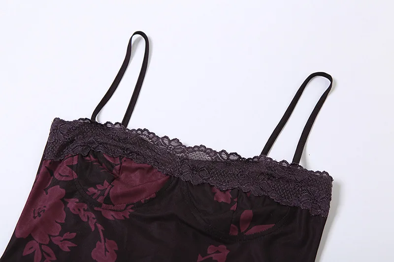 Sexy zomerjurken voor dames 2025, feest, sexy jurk, bedrukte kanten rand, sling taille, pakket, heup, mager, lange avondjurk voor dames