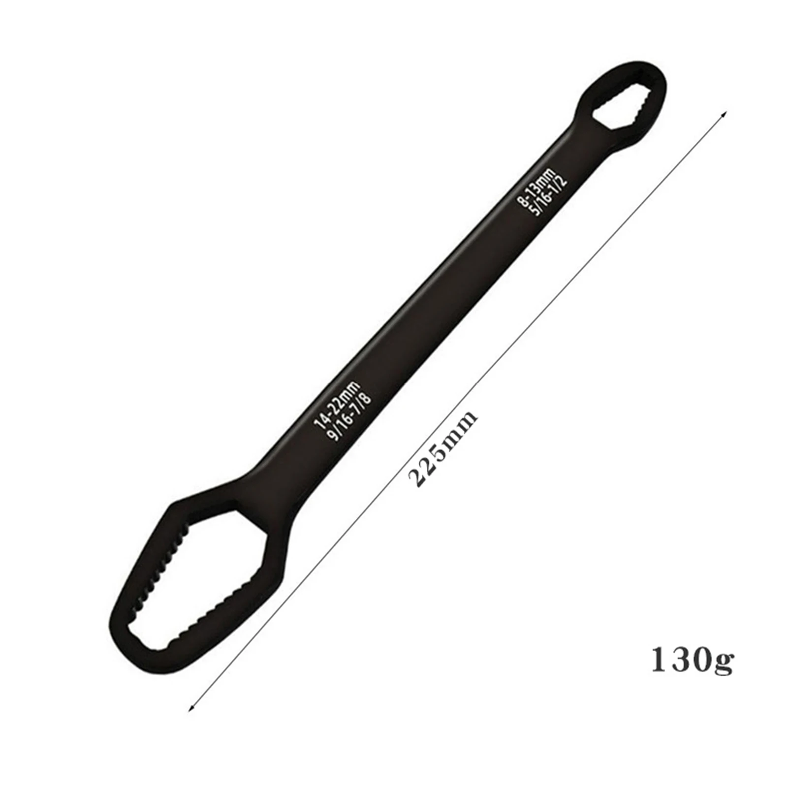 Multifunctional Universal Double Ended Wrench Suitable for Metric 8mm to 22mm Nuts and Bolts for Home Maintenance Tools