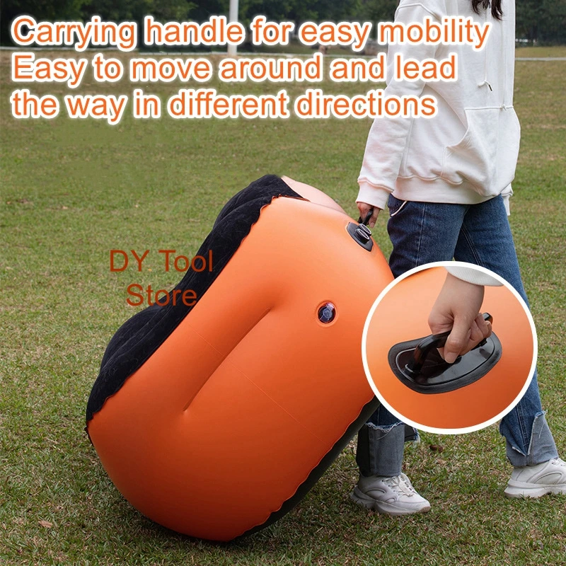 Automatic inflatable sofa air bed outdoor camping portable lazy lunch break on the floor household air recliner