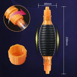 New Update Universal Car Portable Manual Fuel Pump Transfer Hand Primer for Gas Gasoline Manual Oil Pump Self-priming Large Flow