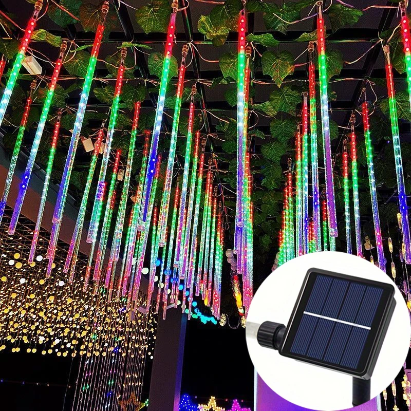 

Christmas Holiday 192/288LED Fairy Garland String Light Outdoor Garden Solar Meteor Shower Light Street Party Wedding Decoration