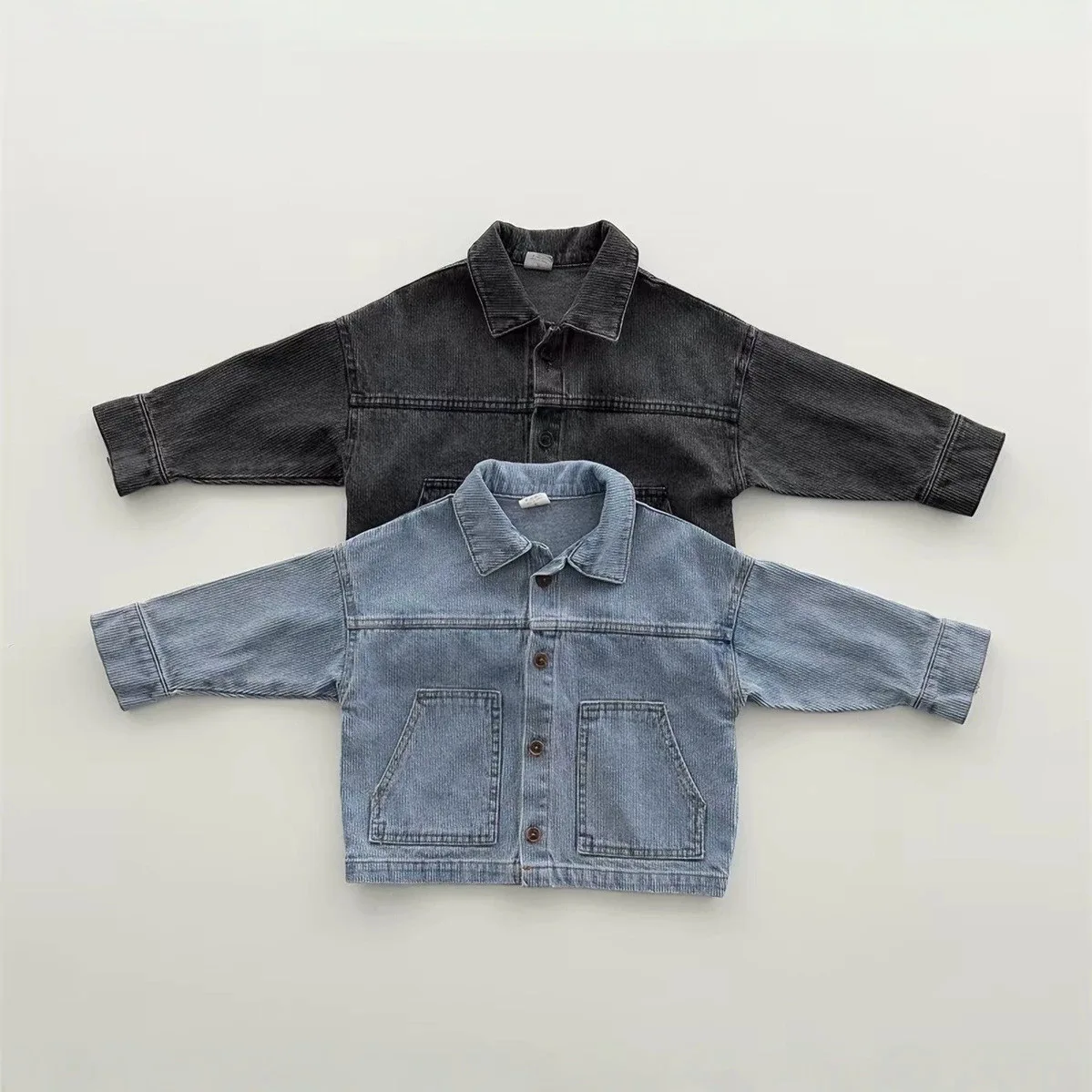 ZOETOPKID 2026 Autumn New Children Casual Denim Clothes Set Baby Denim Jacket + Jeans 2pcs Suit for Boys Girls Toddler Outfits